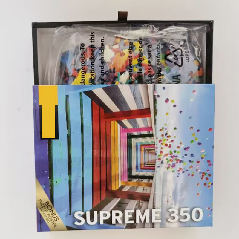 HAISHENG Drawer box Children's toy drawer box, children's rainbow building block assembly puzzle toy