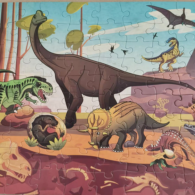 HAISHENG dinosaur puzzle Puzzle Puzzle Toys Children's Cartoon Anime Puzzle