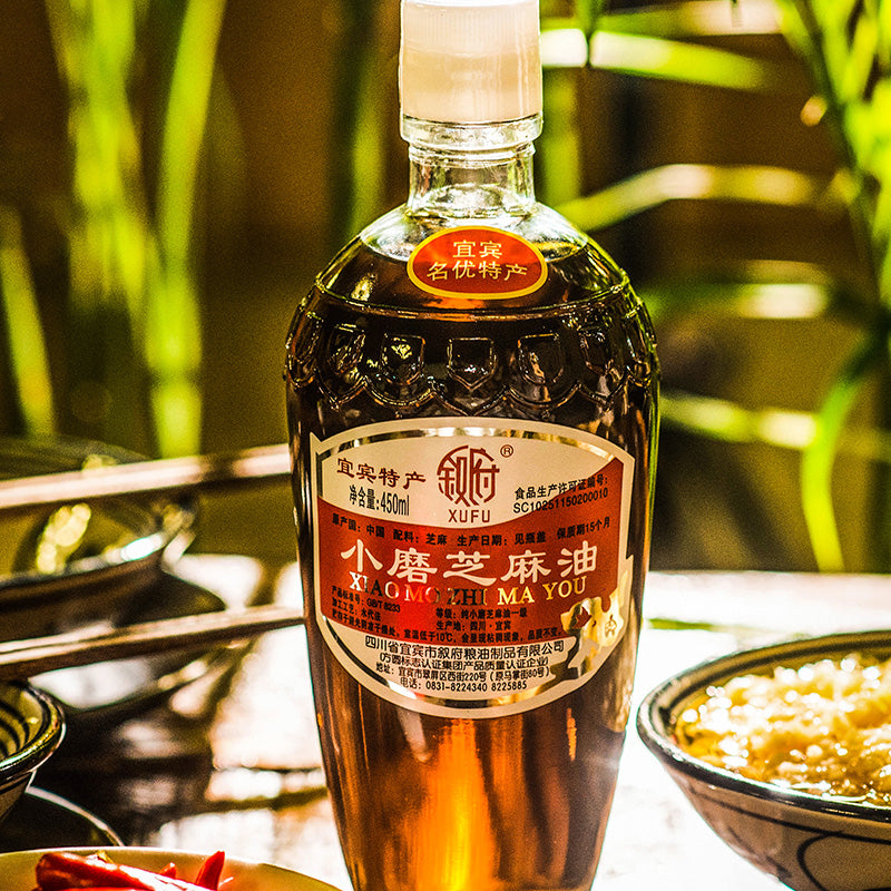 XUFU Small ground sesame oil 450ml*6 bottles