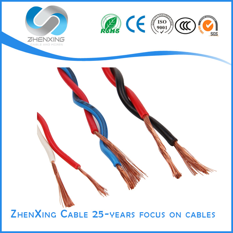 ZHENXING Flexible cables for stranded connections with copper-core PVC insulation High Precision Oxygen Free Pure Copper Flexible Wire Oxidation Resistant Flexible Wire