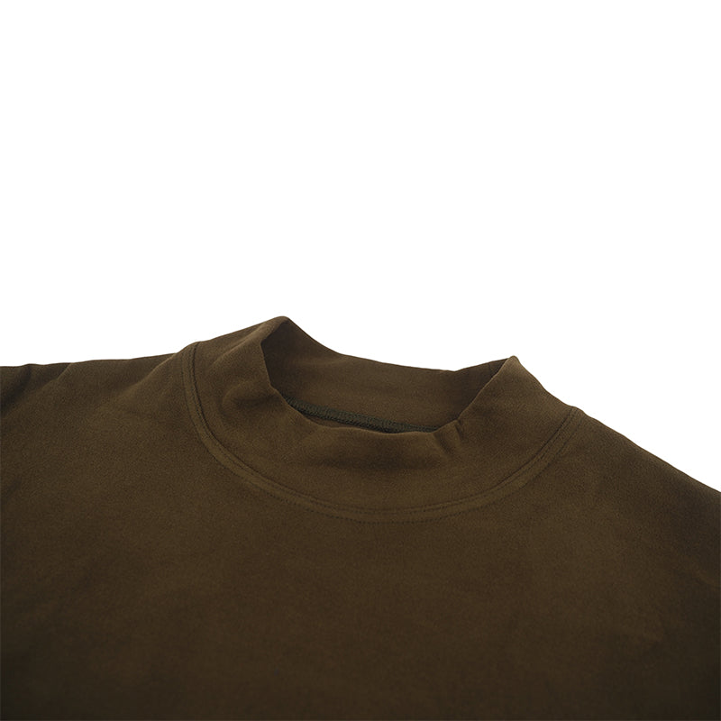 AB Men's one-inch base in puffy double-faced fleece Starting batch 200 Soft all-in-one skin-friendly base shirt