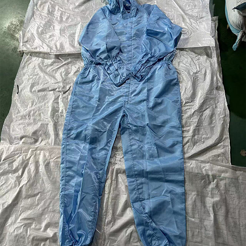 Yakewei Dustless anti-static one-piece suit Size:S M L XL 2XL 3XL 4XL 5XL 6XL Starting batch of single size 50 pieces(Ask customer service for specific details)workwear dustproof