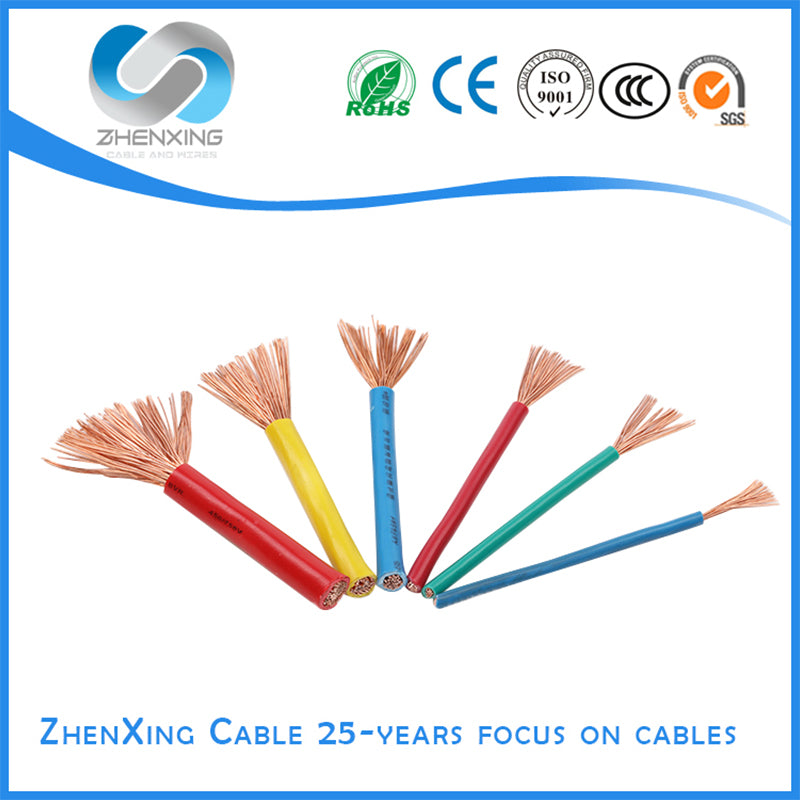 ZHENXING Copper core PVC insulated flexible cable High purity oxygen-free copper copper core flexible wire