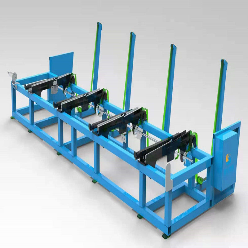 YueGe Automatic feeding two chucks laser tube cutting machine High-power fiber laser cutting machine CNC fiber laser cutting machine