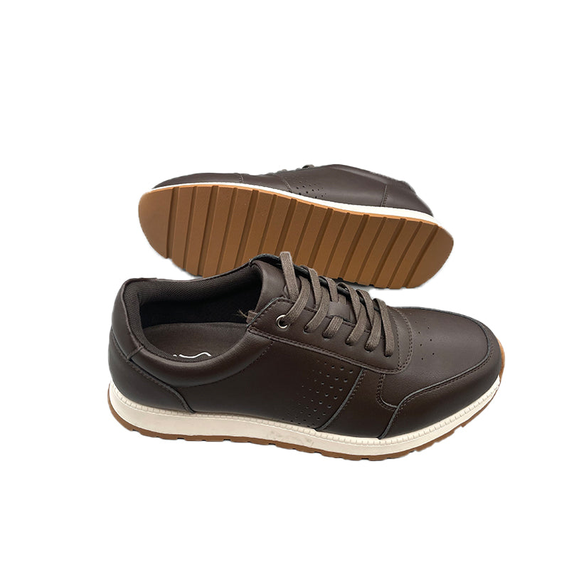 CHAOLUN Men's fashionable casual shoes CL2204 Versatile sports leather shoes, retro breathable casual shoes