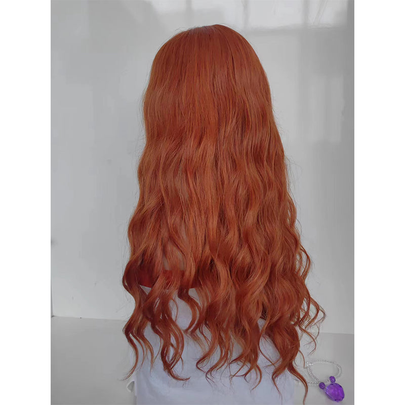 aoxuan Wig woman natural full head set long curly hair fluffy fashion simulation(Starting batch 100)Long curly hair natural full head wig