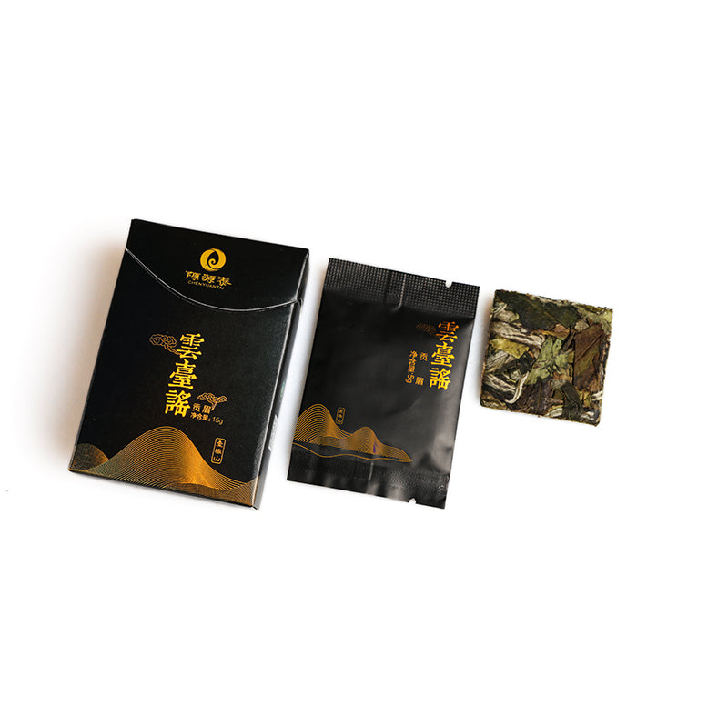 ChenYuanTai 2019 Cloud and Moon Song Specifications: 5g*3 tablets*10 boxes = 150g/box Specifications per item: 50 tablets Minimum order quantity: 100 Grade 1 Gongmei Fuding White Tea