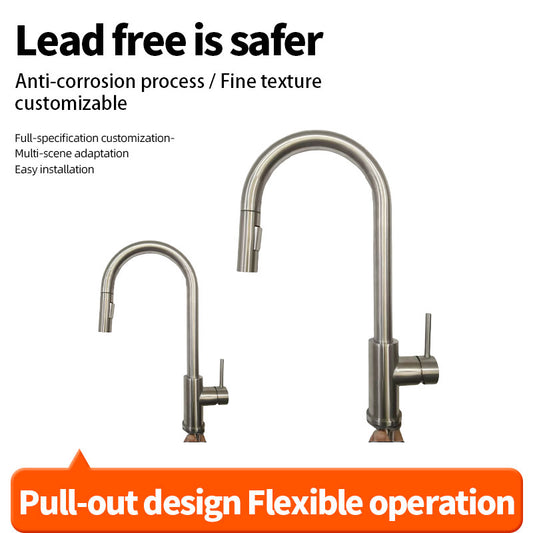 XinPeng Two-Function Pull-Out Kitchen Faucet Starting lot size 300 Rustproof Aesthetically pleasing
