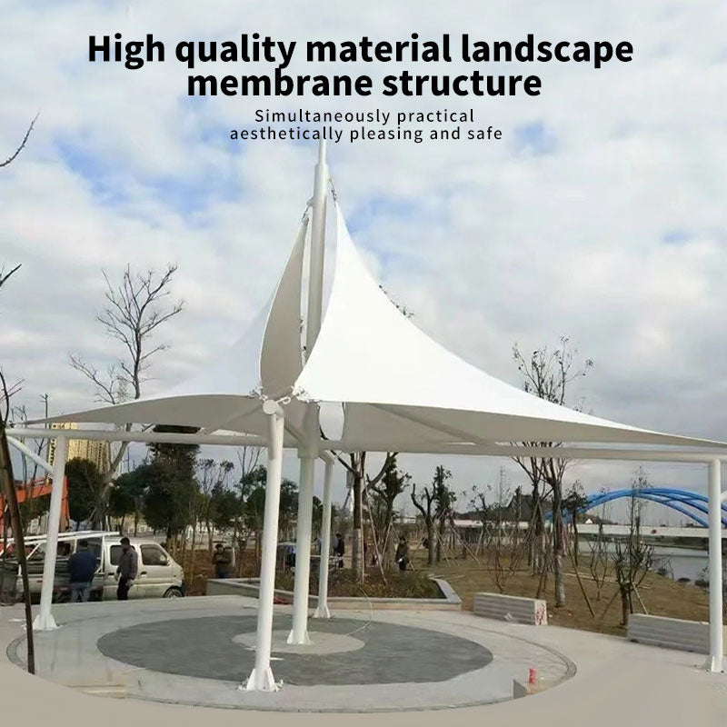 YunGuo Landscape Membrane Structure(Price please ask customer service)Grandstand Landscape Shed Outdoor Scenic Park Shed
