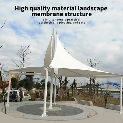 YunGuo Landscape Membrane Structure(Price please ask customer service)Grandstand Landscape Shed Outdoor Scenic Park Shed