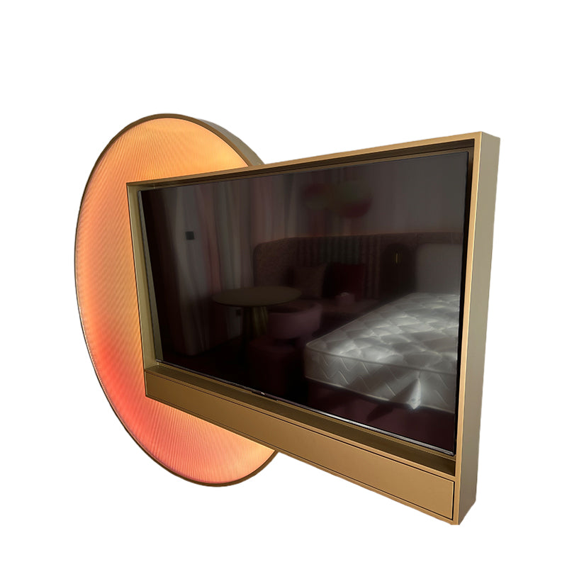 YuanHe TV frame(Price please ask customer service)Background Cabinet Built-in