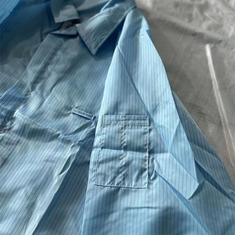 Yakewei Dustless anti-static coats Starting batch of single size 50 pieces Size:S M L XL 2XL 3XL 4XL 5XL 6XL(Ask customer service for specific details)Long Overalls Dustproof clothing split