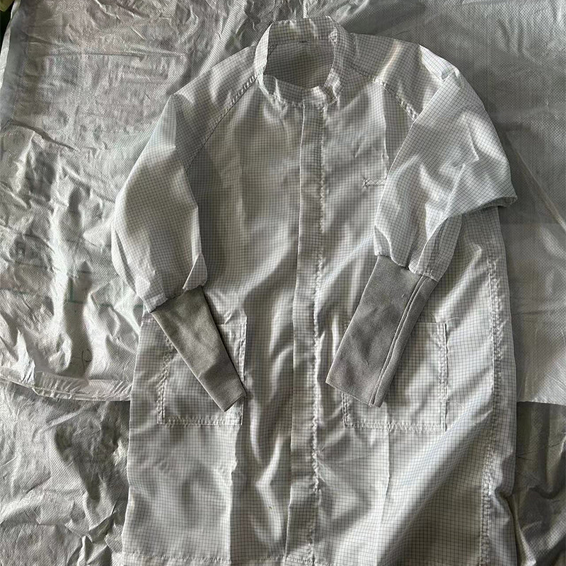 Yakewei Dustless anti-static coats Starting batch of single size 50 pieces Size:S M L XL 2XL 3XL 4XL 5XL 6XL(Ask customer service for specific details)Long Overalls Dustproof clothing split