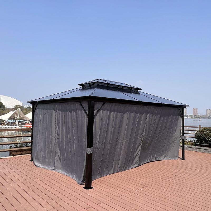 YinShiSheng Idle Cloud Pavilion YS1029 3.65X4.85M（12'x16'）Starting lot size 20 Garden Aluminium Gazebo