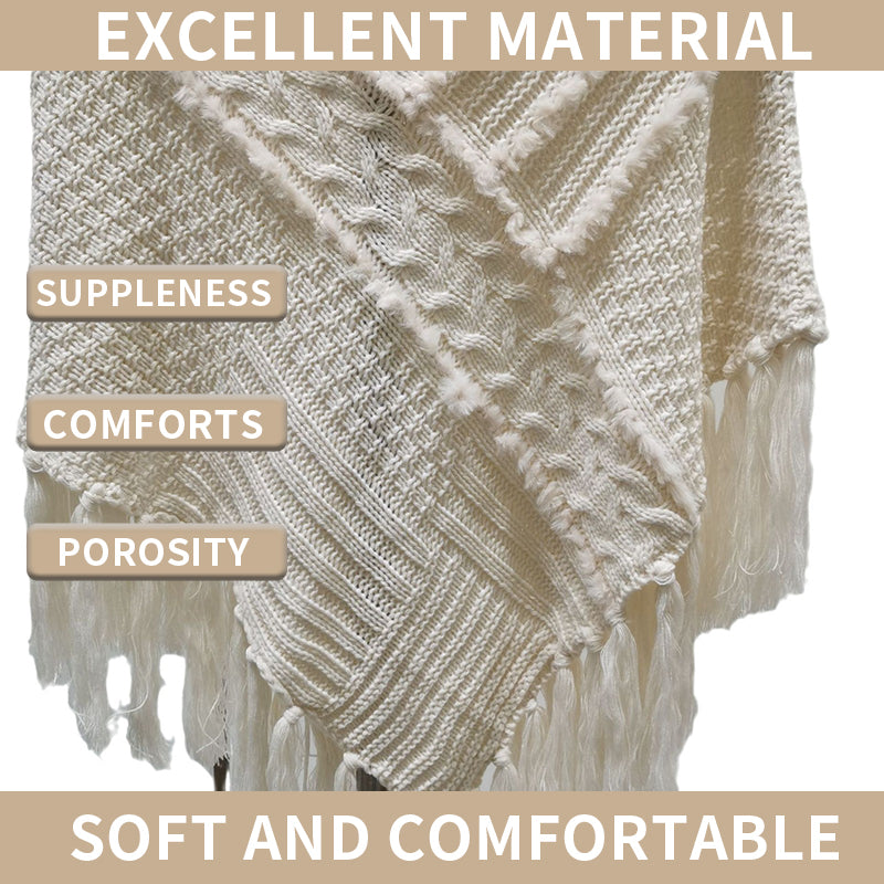 YuXiang New apricot tassel knit sweater high neck spring and autumn retro ladies sweater twill long sleeve Lazy style Thin section