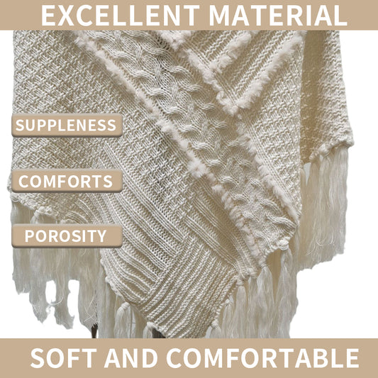 YuXiang New apricot tassel knit sweater high neck spring and autumn retro ladies sweater twill long sleeve Lazy style Thin section