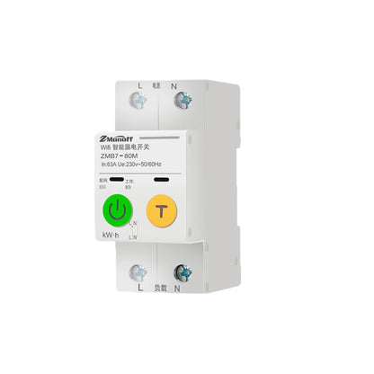 ZhiMei WiFi Leakage Interrupter 1P+N 63A Automatic Controller Infinite Cycle Switch