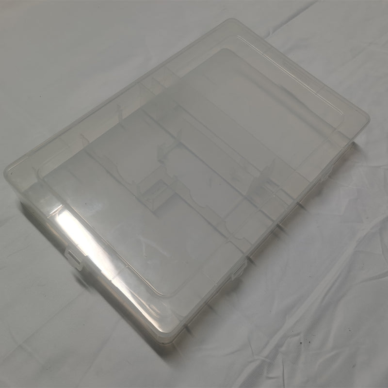 Dongjie Tool box(Price please ask customer service) Tool storage transparent Divided cell box