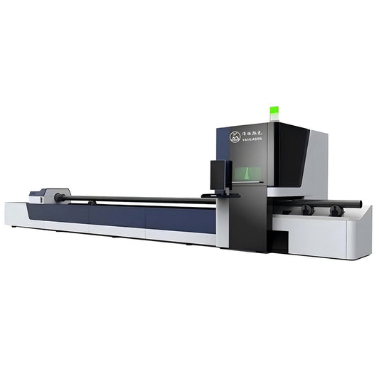 YueGe Two chuck laser tube cutter Stainless steel laser cutting machine Carbon steel laser cutting machine