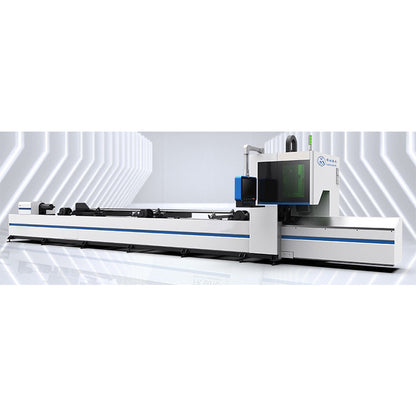 YueGe Two chuck laser tube cutter Stainless steel laser cutting machine Carbon steel laser cutting machine