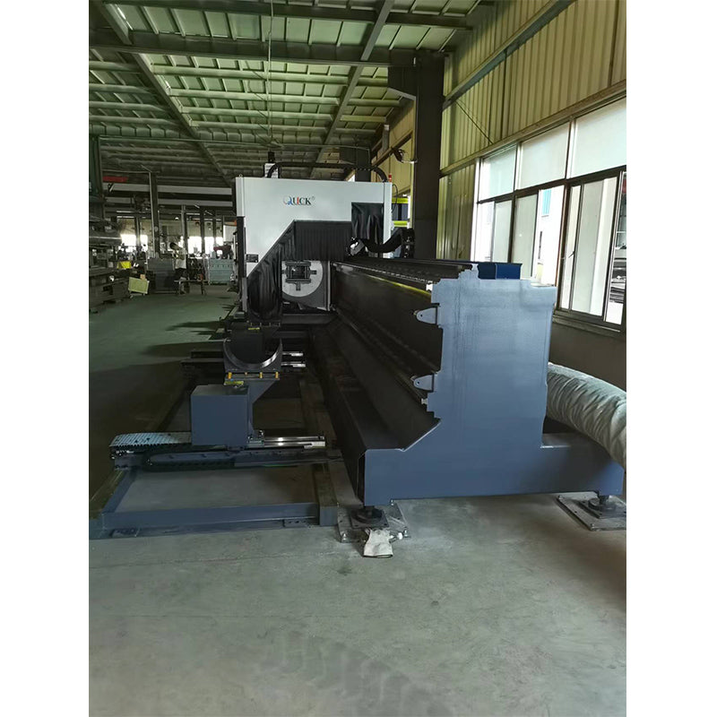 YueGe Automatic pulling three- and four-chuck heavy-duty profile cutting machine Industrial fiber laser cutting machine Laser cutting equipment for sheet metal processing