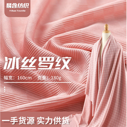 Yihan Ice silk cloth FDY75D Starting quantity single colour: 400kg Garment Fabrics