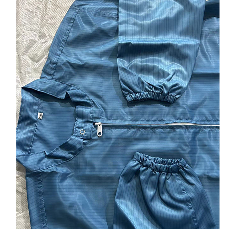 Yakewei Anti-static Separate Suit Starting from 50 sets per size Size:S M L XL 2XL 3XL 4XL 5XL 6XL(Ask customer service for specific details)Hooded separates Breathable