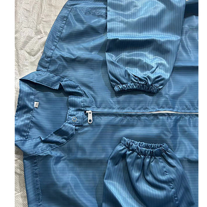 Yakewei Anti-static Separate Suit Starting from 50 sets per size Size:S M L XL 2XL 3XL 4XL 5XL 6XL(Ask customer service for specific details)Hooded separates Breathable
