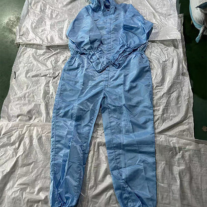 Yakewei Dustless anti-static one-piece suit Size:S M L XL 2XL 3XL 4XL 5XL 6XL Starting batch of single size 50 pieces(Ask customer service for specific details)workwear  dustproof