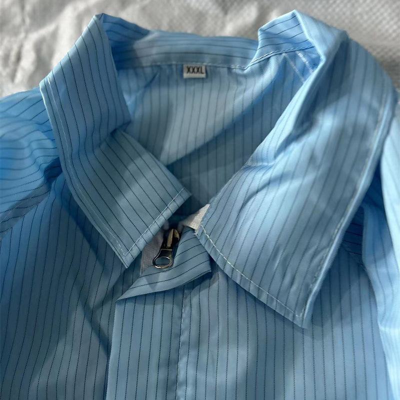 Yakewei Dustless anti-static coats Starting batch of single size 50 pieces Size:S M L XL 2XL 3XL 4XL 5XL 6XL(Ask customer service for specific details)Long Overalls Dustproof clothing split