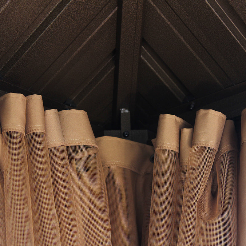 YinShiSheng Idle Cloud Pavilion YS1029 3.65X4.85M（12'x16'）Starting lot size 20 Garden Aluminium Gazebo