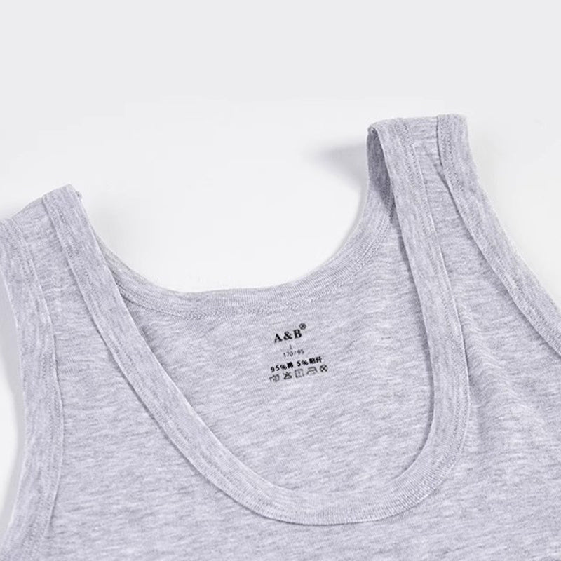 AB Cotton silky vest for men Starting batch 200  Elastic base vest pure cotton