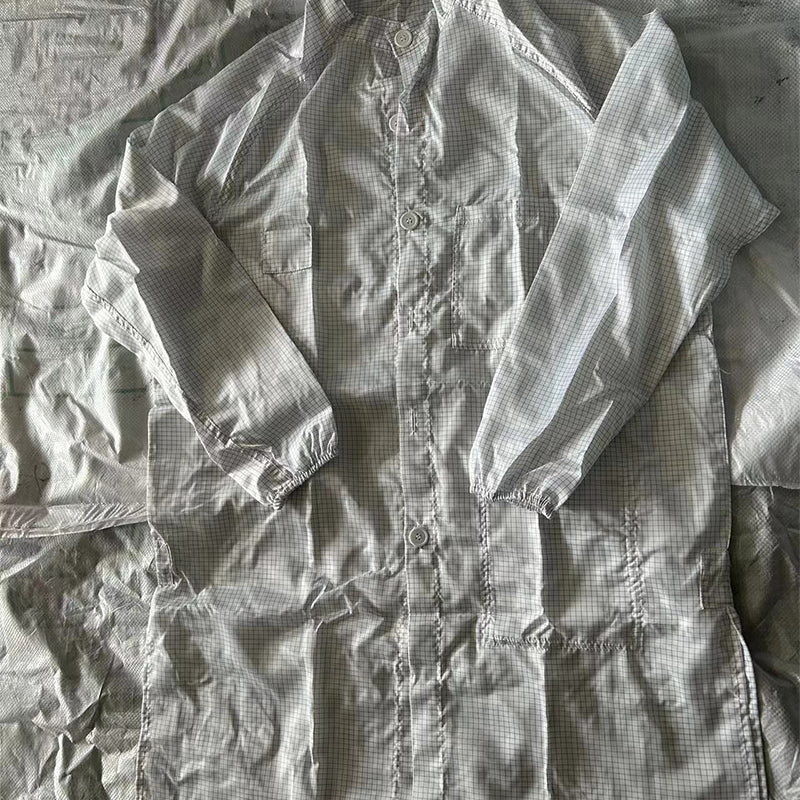 Yakewei Dustless anti-static coats Starting batch of single size 50 pieces Size:S M L XL 2XL 3XL 4XL 5XL 6XL(Ask customer service for specific details)Long Overalls Dustproof clothing split