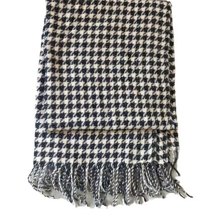 YuXiang Autumn and winter new fashion Thousand birds check cashmere with long warm scarf Scarf Knit