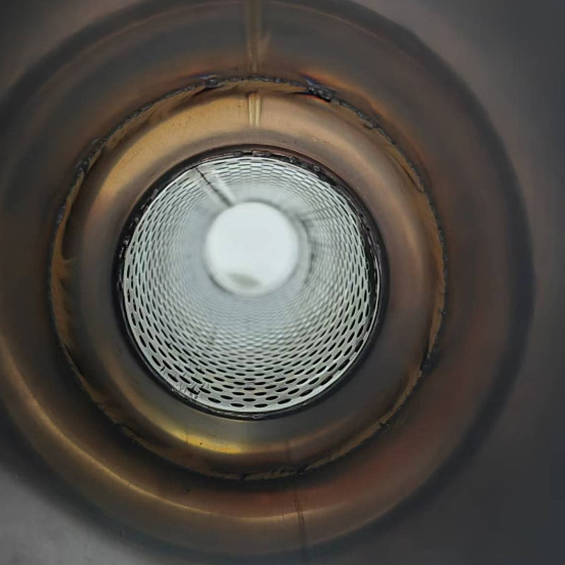 ChangXin Car Muffler Modification 50mm*101mm*76mm*385mm Automotive General Purpose inline pipe Metal fittings