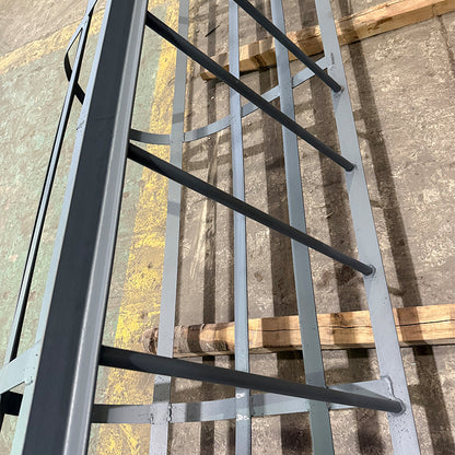 BoTai Maintenance Climbing Ladder(Price please ask customer service)Galvanized steel grating Reinforcement