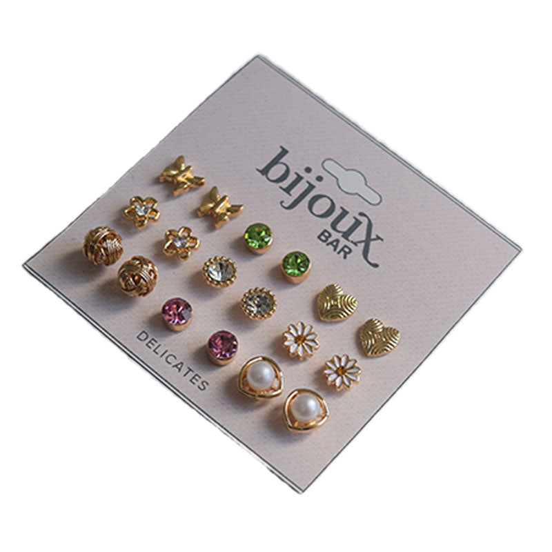 CHUANYANG  Earring set   A new trendy earring set with niche design and high-end feel