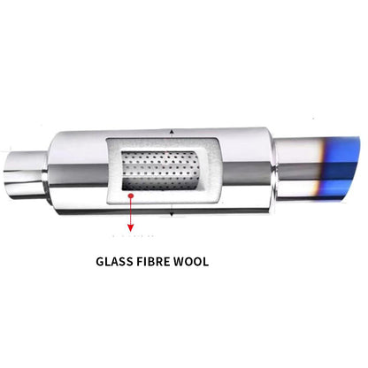 ChangXin Car Muffler Modification 50mm*101mm*76mm*385mm Automotive General Purpose inline pipe Metal fittings