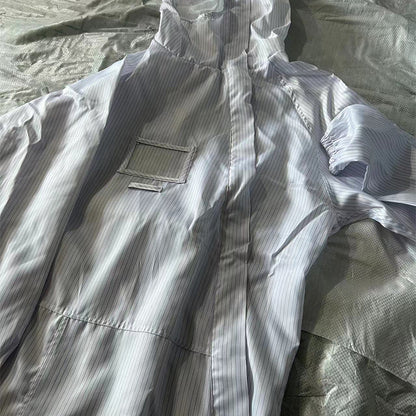 Yakewei Dustless anti-static one-piece suit Size:S M L XL 2XL 3XL 4XL 5XL 6XL Starting batch of single size 50 pieces(Ask customer service for specific details)workwear  dustproof