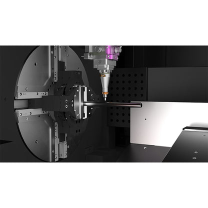 YueGe Two chuck laser tube cutter Stainless steel laser cutting machine Carbon steel laser cutting machine