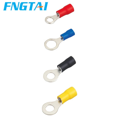 FENGTAI  High Quality RV Type Crimp Ring Insulated Copper Cable Terminal Lug