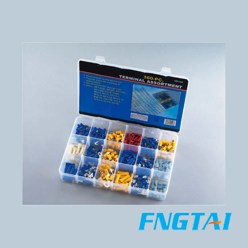 FENGTAI  High Quality RV Type Crimp Ring Insulated Copper Cable Terminal Lug