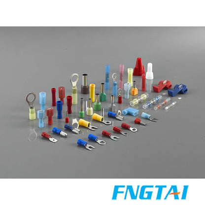 FENGTAI  High Quality RV Type Crimp Ring Insulated Copper Cable Terminal Lug