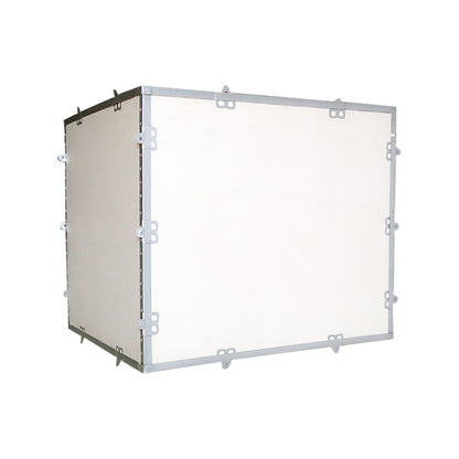 XiongCan Fumigation-free steel belt packing box Thickened plywood export wooden crate fumigation-free card buckle edge steel belt wooden box logistics air transportation packaging wooden box(Price please ask customer service)Export equipment Packing