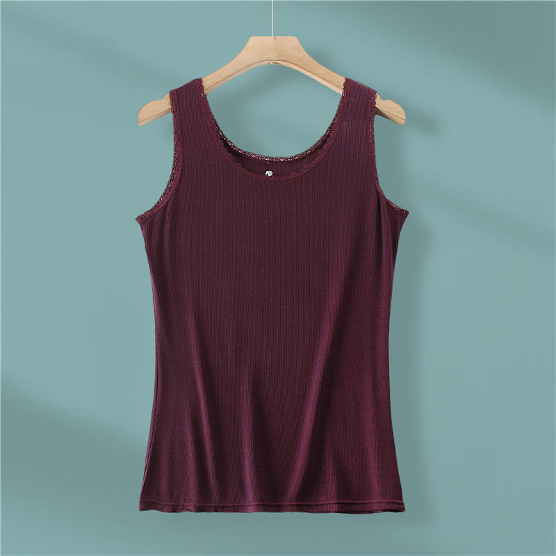 AB  Modal ribbed camisole Starting batch 200  Modal vest AB underwear heart